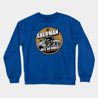 WW2 M4 Sherman Tank Crewneck Sweatshirt